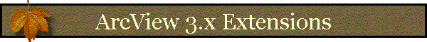 ArcView 3.x Extensions
