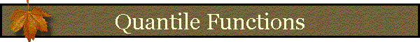 Quantile Functions