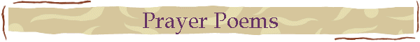 Prayer Poems