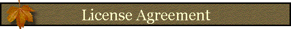 License Agreement